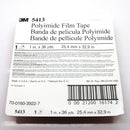 9 PK - 3M 5413 1-Inch x 36 Yard 2.7Mil Amber Polyimide Film Tapes 70-0160-3922-7