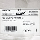Fibox 15.7 x 11.8 x 7.1" Polycarbonate Enclosure UL CAB PC 403018G 8143350