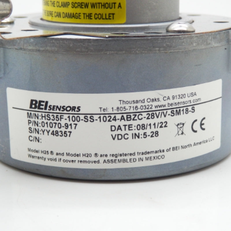Bei Sensors IP65 HS35 Incremental Optical Encoder 01070-917