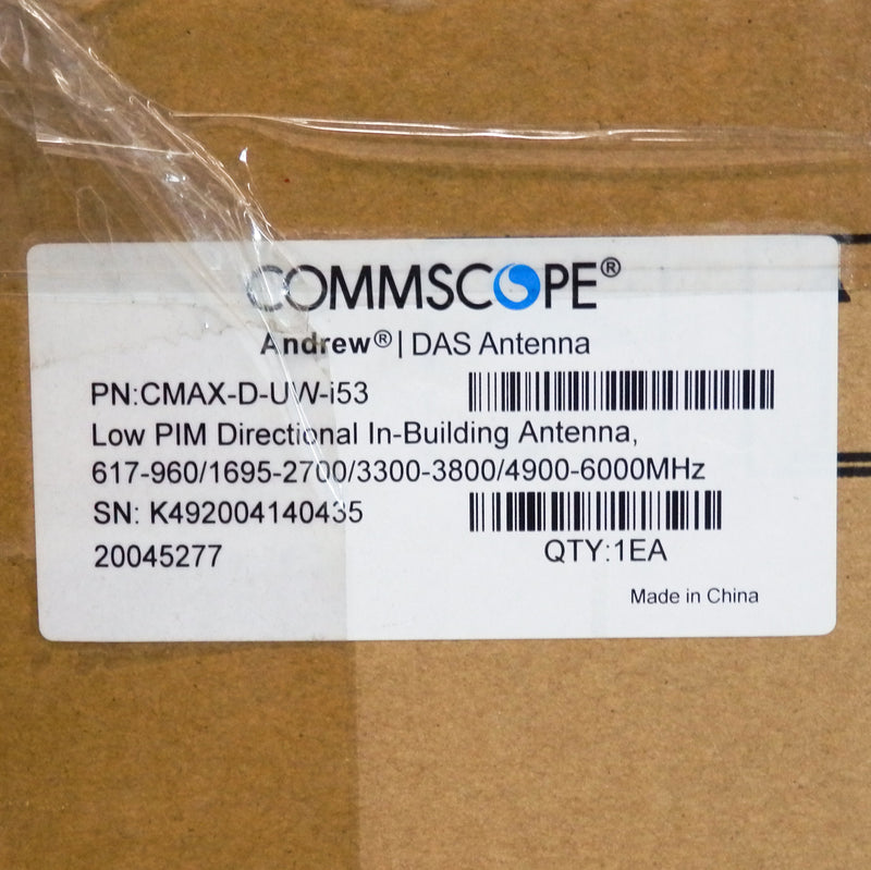 CommScope CMAX-D-UW-I53 Low PIM Directional In-Building Antenna