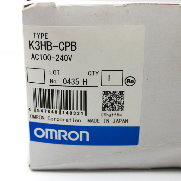 Omron K3HB-CPB 100-240VAC Up/Down Pulse Counter Panel Meter