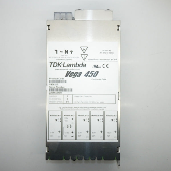 TDK-Lambda Vega Series 450-900W Multiple Output Modular Power Supply V40621T