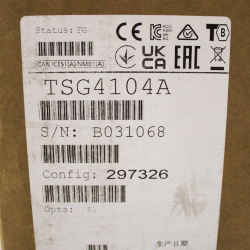 Tektronix 4GHz Analog Signal Generator w/ OCXO Time Base and GPIB TSG4104A: E1