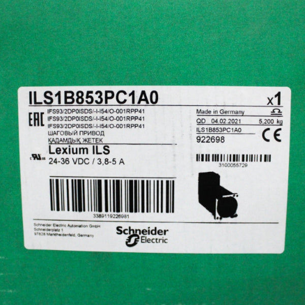 Schneider Electric Lexium ILS 24-36VDC Integrated Drive 3-Ph Motor ILS1B853PC1A0