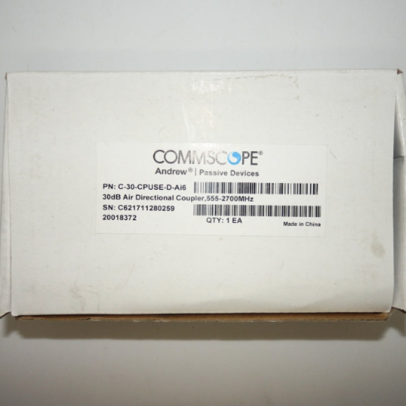 Commscope 555â2700 MHz 30 dB Air Directional Coupler C-30-CPUSE-D-AI6