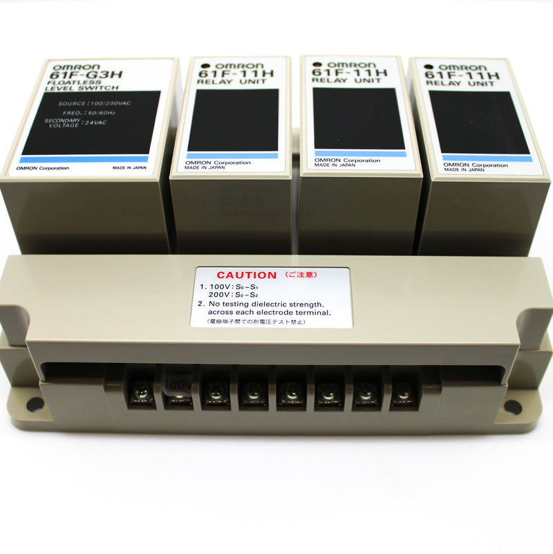 Omron SPDT (2 Form C) Liquid Level Controller High/Low Level 61F-G3H AC100/200