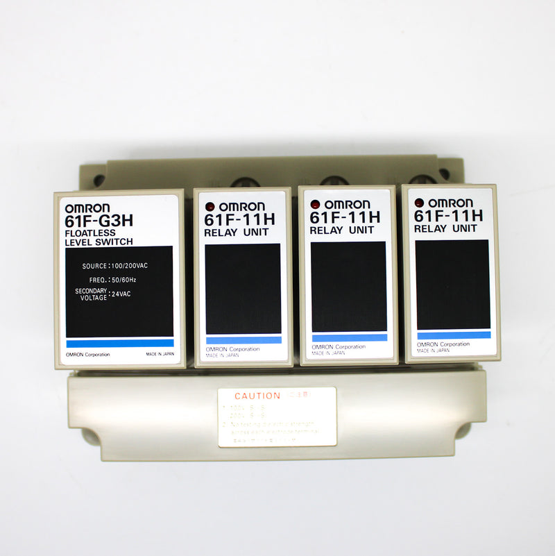 Omron SPDT (2 Form C) Liquid Level Controller High/Low Level 61F-G3H AC100/200
