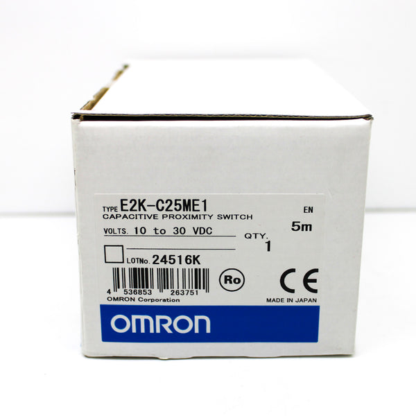 Omron 3mm-25mm 5m Capacitive Proximity Switch E2K-C25ME1-5M