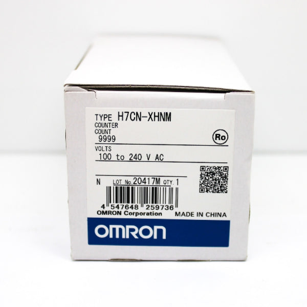 Omron 100 to 240VAC 4-Digit LED Digital Counter H7CN-XHNM AC100-240
