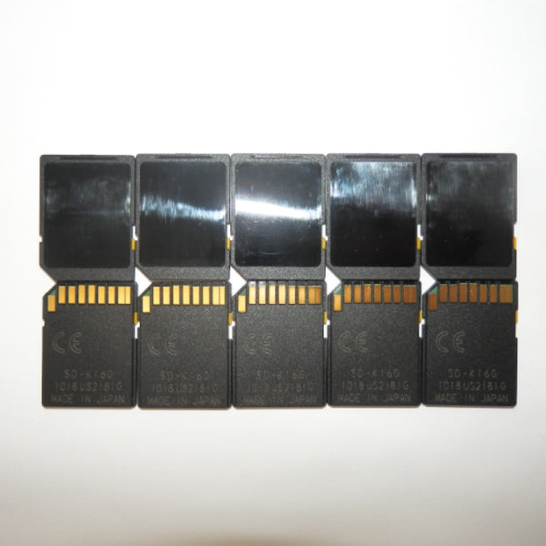 Pack of 10 Toshiba 16GB Memory SD Card SD-K16GDB6(GPN)