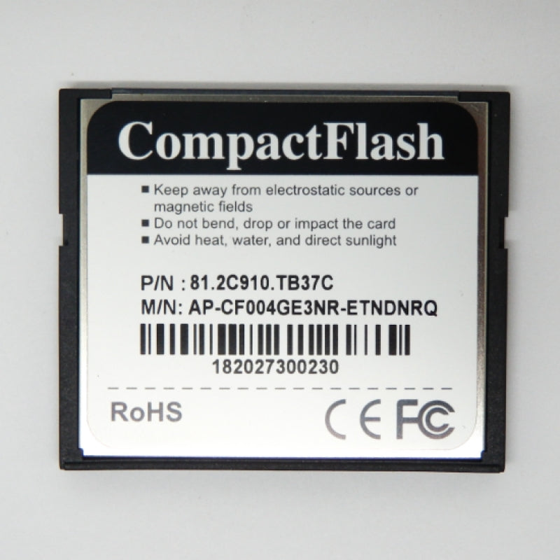 Apacer 4GB CompactFlash Industrial CFIII Card AP-CF004GE3NR-ETNDNRQ 81.2C910.TB37C