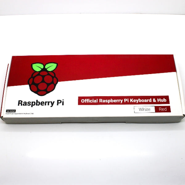 Raspberry Pi Red White AZERTY Keyboard (FRANCE) 79-Key Keyboard RPI-KYB (FR) RED