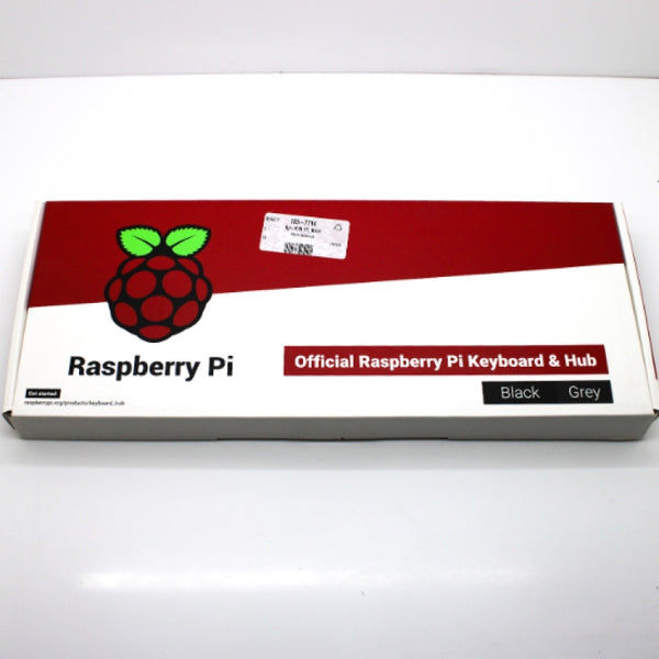 Raspberry Pi Black Gray QWERTY (ITALY) 79-Key Keyboard Rpi-KYB (IT)_Black