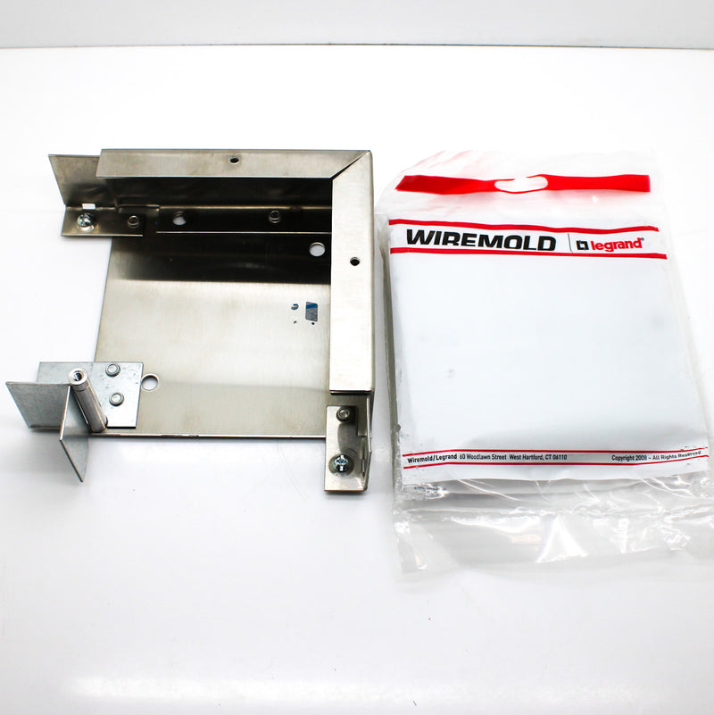 Legrand Wiremold S4000 Series Raceway Stainless Steel Flat Elbow Fitti ...