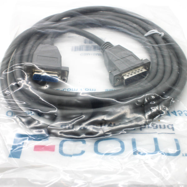 L-Com 10 ft. DB15 Male / Female Economy Molded D-Sub Cable CSM15MF-10
