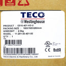 Teco-Westinghouse 460VAC 3-Phase IP20 Variable Frequency Drive E510-401-H3-U