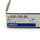 Omron Photoelectric Switch Fiber Unit E32-T33-S5 1M