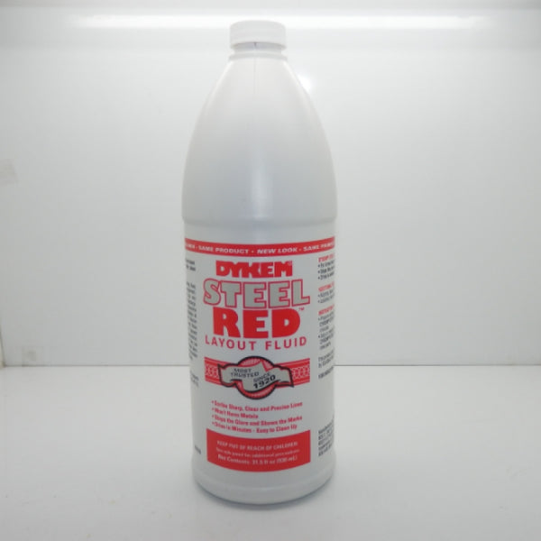 Dykem 31.5 fl oz Steel Red Series Layout Fluid 80696