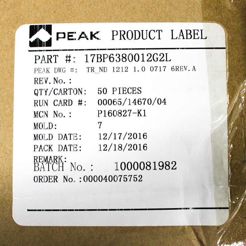 10 Pack of Peak IC Trays TQFP12X12MM 17BP63800112G2L ND12121.007176REV.A