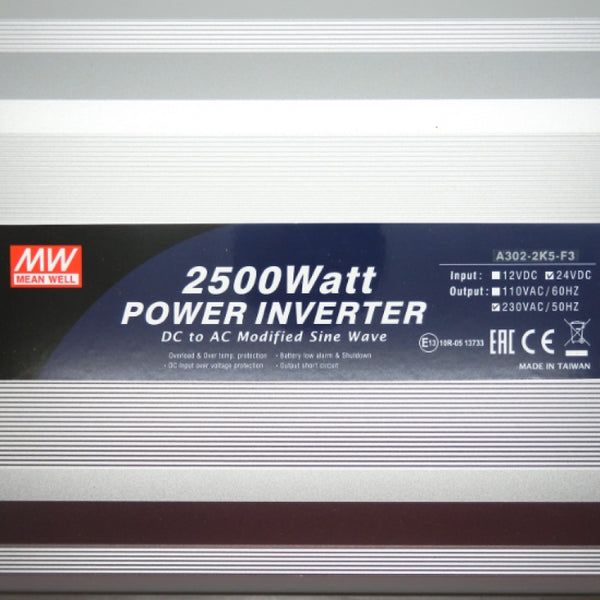 Mean Well 2500W Modified Sine Wave DC-AC Power Inverter A302-2K5-F3
