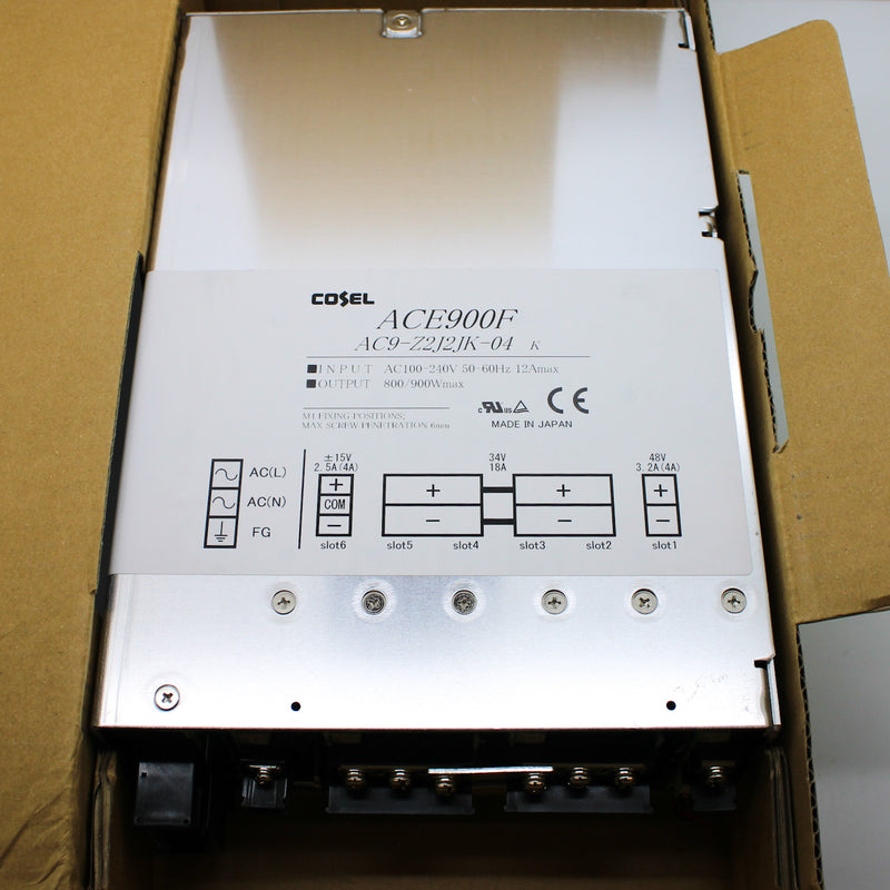 Cosel USA 5-Output 85-264VAC 120-350DC 900W Modular Power Supply AC9-Z2J2JK-04-K