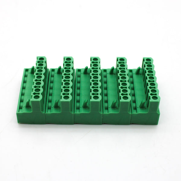 5 Pack of Phoenix Contact 5.08mm Pluggable Terminal Blocks BCP-508- 7 GN 5441948