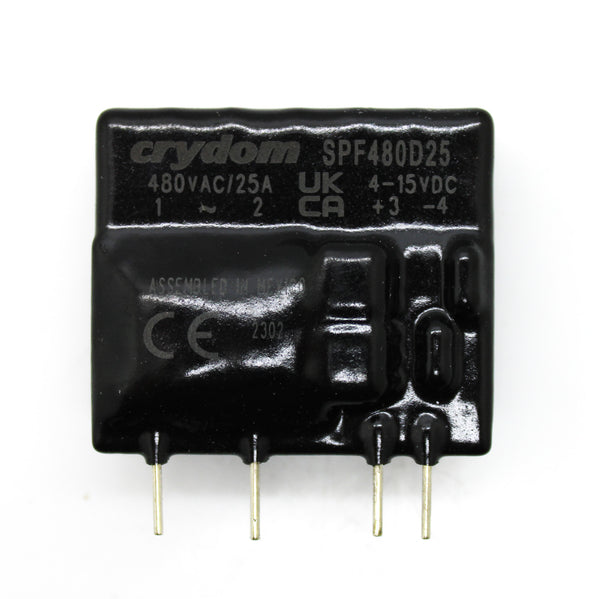 Crydom 25A 48-660V SPST-NO PCB Mount 4-Pin Solid State Relay SPF480D25