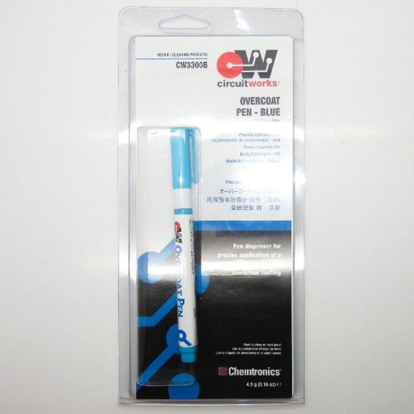 Chemtronics CircuitWorks Series Blue Overcoat Pen CW3300B