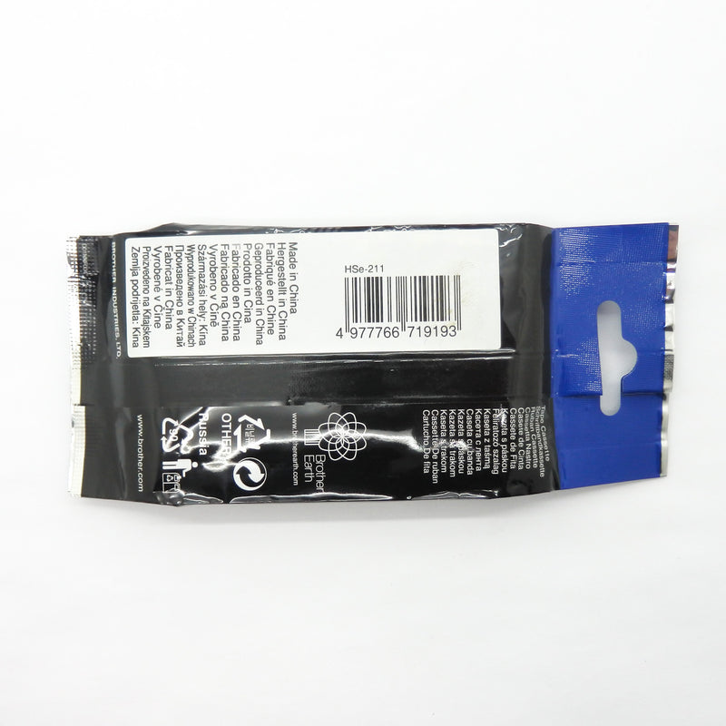 Brother International Black On White Heat Shrink Tube Cassette HSE-211