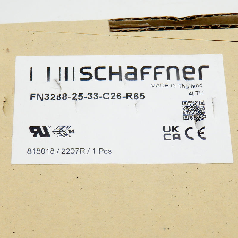 Schaffner 3 Phase EMC/RFI Slim Book Style Filter FN3288-25-33-C26-R65