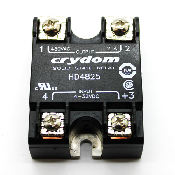 Crydom 25A 480VAC SPST-NO (1 Form A) Hockey Puck Solid State Relay HD4825