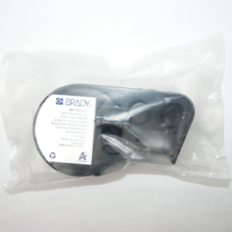 Brady 1-1/4"H x 1/2"W Self-Laminating Vinyl Wire Label M4-102-427