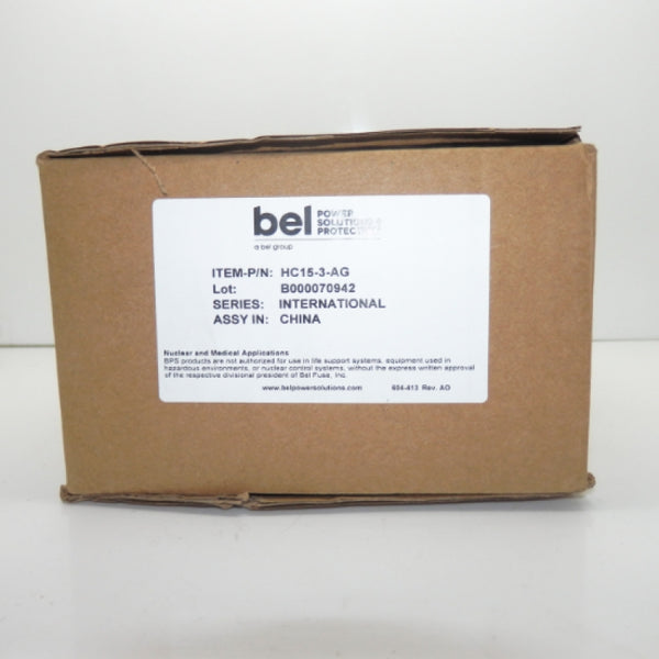 Bel Power Solutions Linear Series Open Frame Power Supply HC15-3-AG