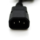 Well Shin 14-ft 4.3M Left Angle C13 to C14 Plug Power Cable