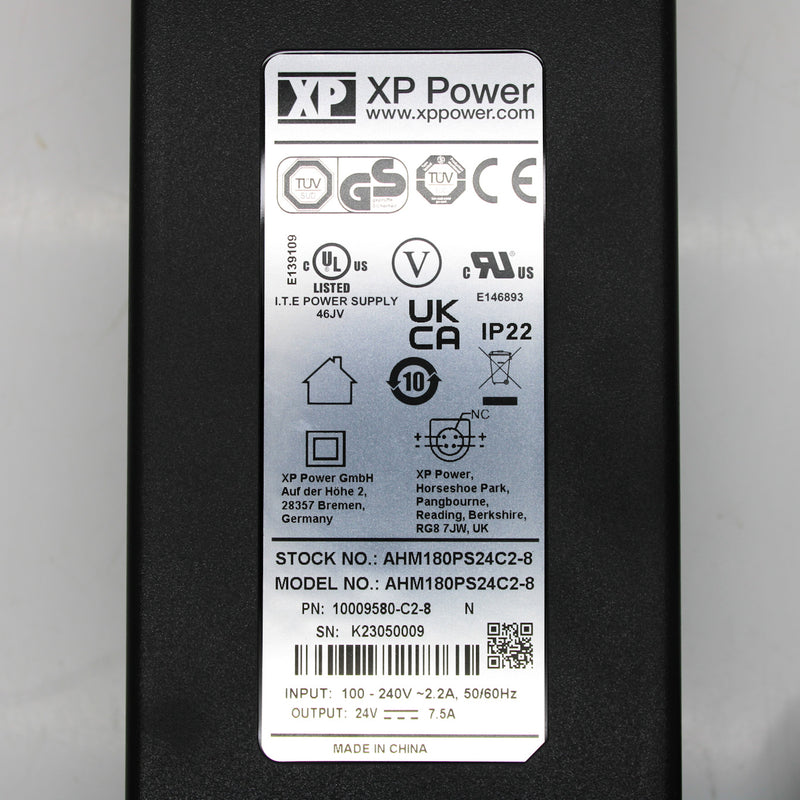 XP Power 180W 24V 7.5A Medical AC-DC Power Supply AHM180PS24C2-8