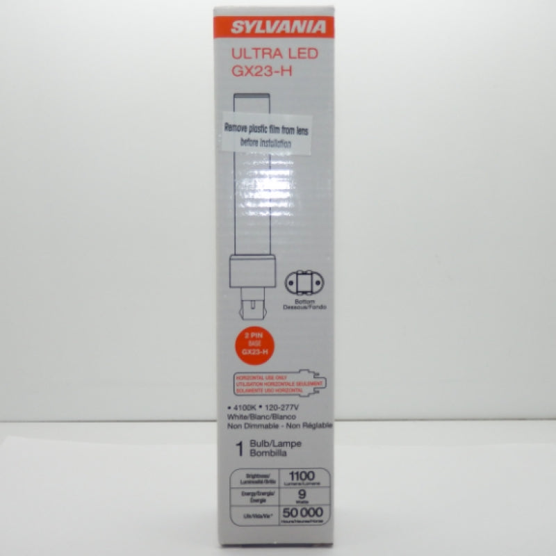 Sylvania 9W 4100K 1100lm 2-Pin Ultra LED White Bulb GX23-H