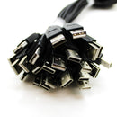 25 Pack of 1FT Black USB 2.0 A to B Cables