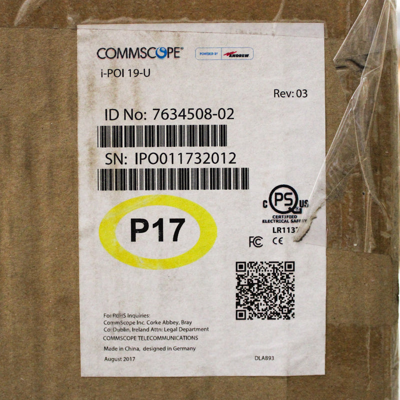 CommScope i-POI 19-U Active Intelligent Point of Interface 7634508-02