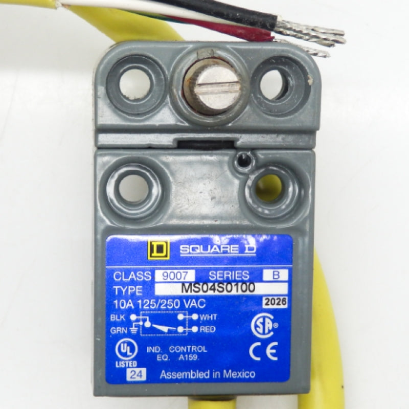 Square D Series B Compact Enclosed Limit Switch 9007MS04S0100