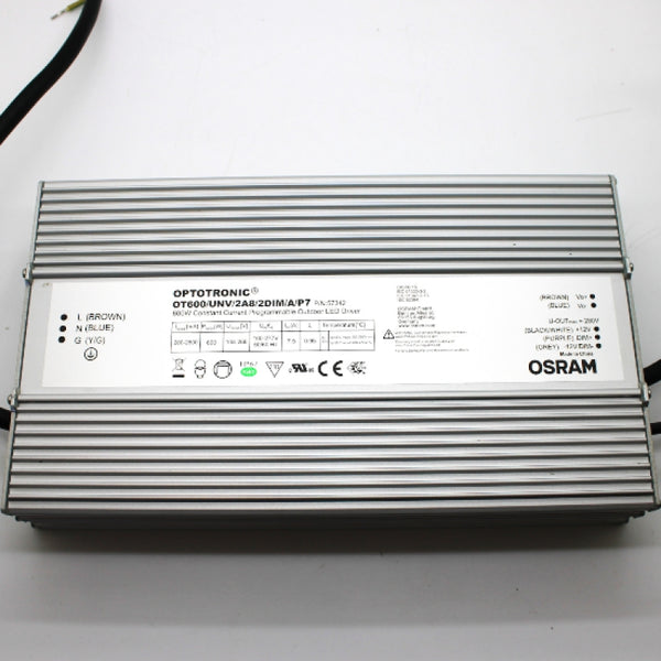 Osram Optotronic 600W Outdoor LED Driver OT600/UNV/2A8/2DIM/A/P7 57342