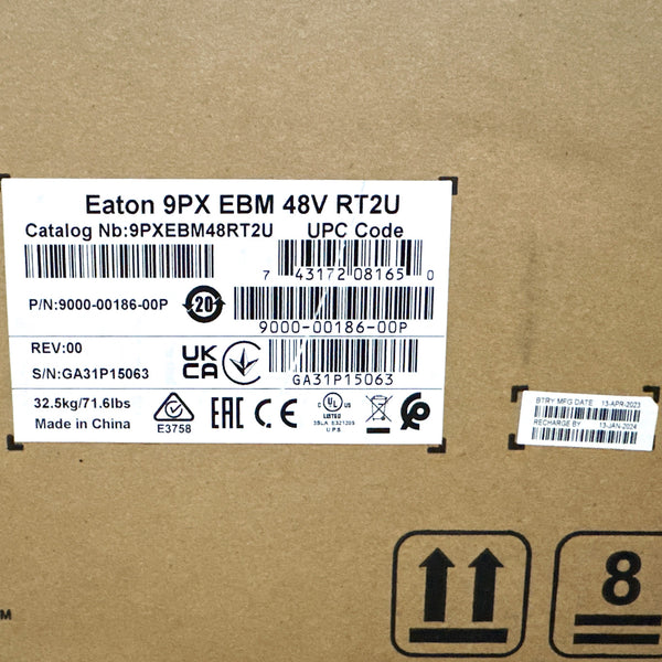 Eaton 9PX 48V 2U Rack/Tower Extended Battery Module (EBM) 9PXEBM48RT2U