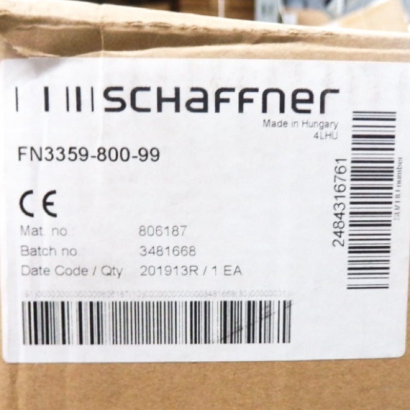 Schaffner 3-Phase High Performance Filter FN3359-800-99