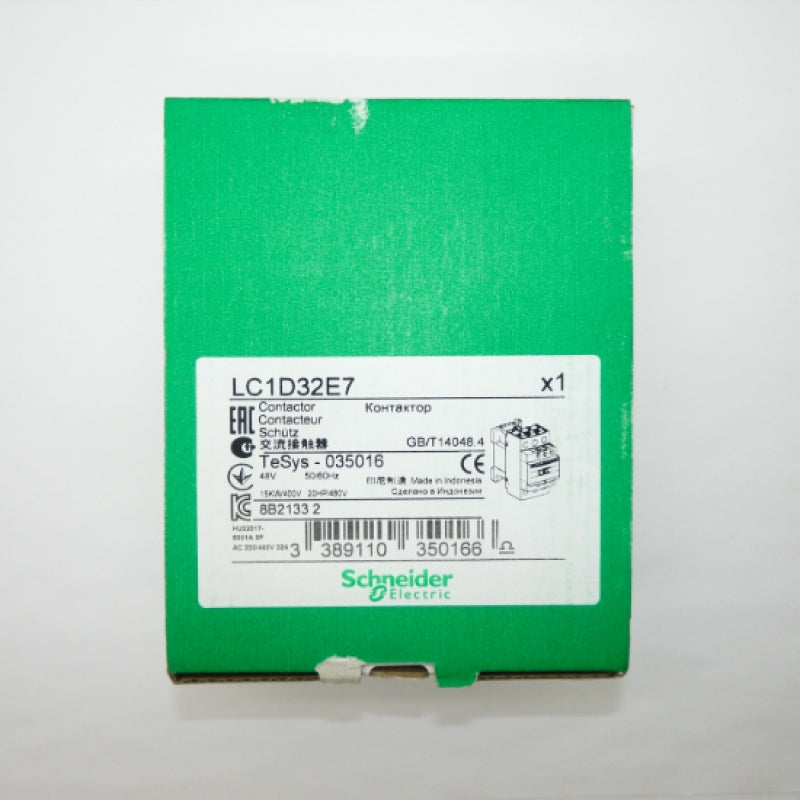 Schneider Electric TeSys Deca Series 32A 3P Contactor LC1D32E7