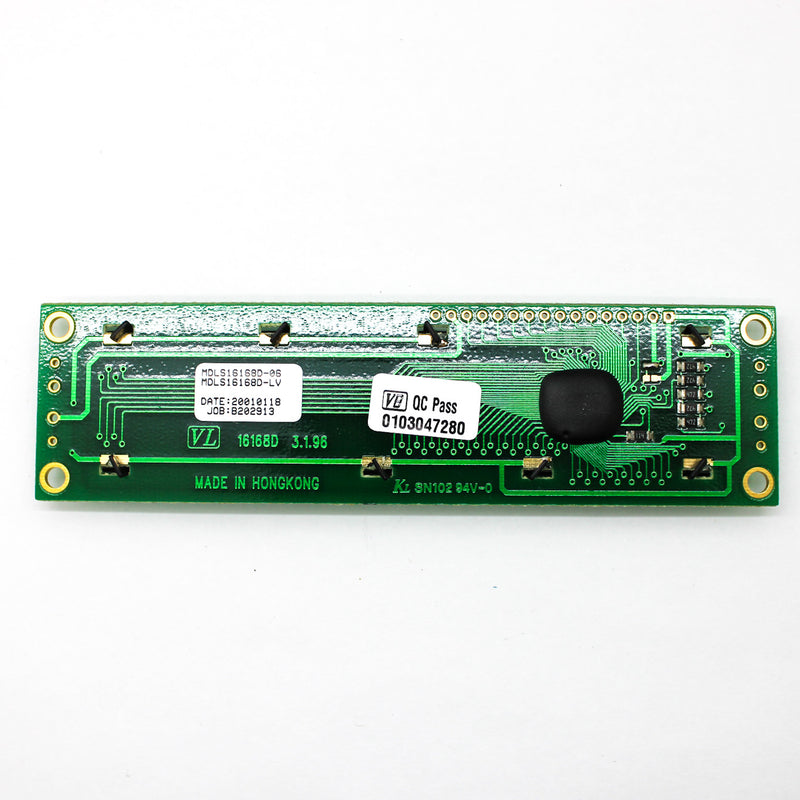 Avnet WCM230 16x1 9.2mm LCD Module MDLS1618D-06 MDLS1618D-LV