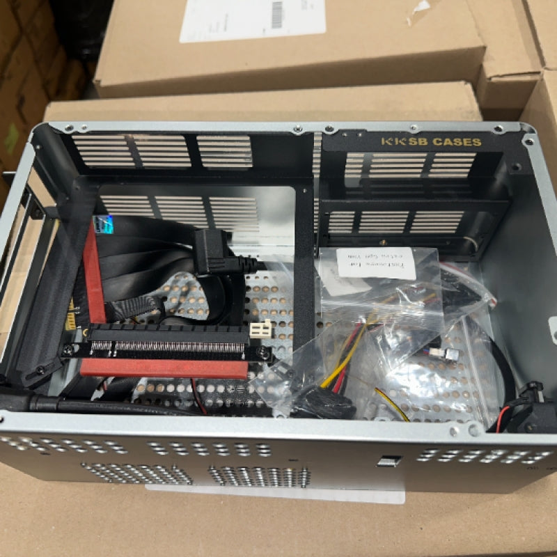KKSB 7350001160771 K1 12" L x 7.5" W x 5" H Mini ITX Case Silver