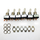 6 Pack of Carling Technologies ON-NONE-OFF Toggle Switch CA201-78/272-06747-XTR1