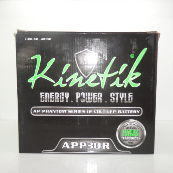 Kinetik AP Phantom Series Motorcycle Battery APP30R