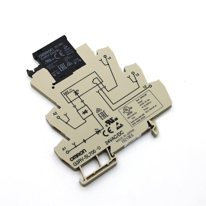 Omron 24VAC/DC 3A Solid State Relay G3RV-SL700-D 24VAC/DC