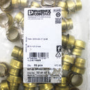 50 Pack of Phoenix Contact Hose End Sleeves WP-SC BRASS WP PVC 21 3241075