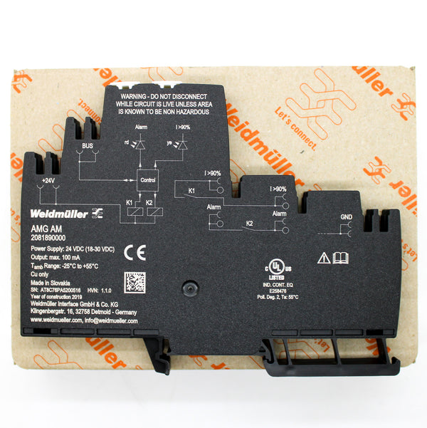 Weidmuller 4-Position 24VDC AMG AM Terminal Block 2081890000